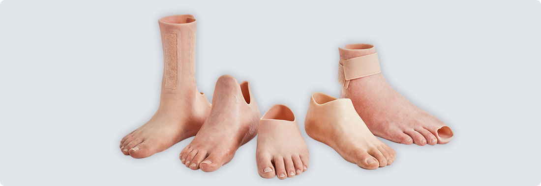 Silicone Prosthetic Leg